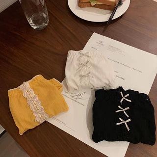 新款洛丽塔内裤女纯棉抗菌少女可爱日系中腰纯欲性感女士三角短裤