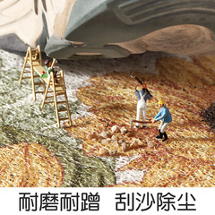 北歐家居入戶進門墊半圓絲圈地墊 PVC玄關大門口刮沙蹭土防滑腳墊