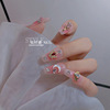 Metal accessory for manicure, materials set, nail decoration, Sailor Moon, internet celebrity