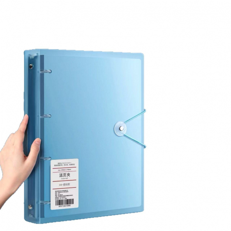 A4 carcasa transparente de cuatro agujeros carpeta de papel de prueba bolsa de archivo de documentos familiares de registro de embarazo libro de registro