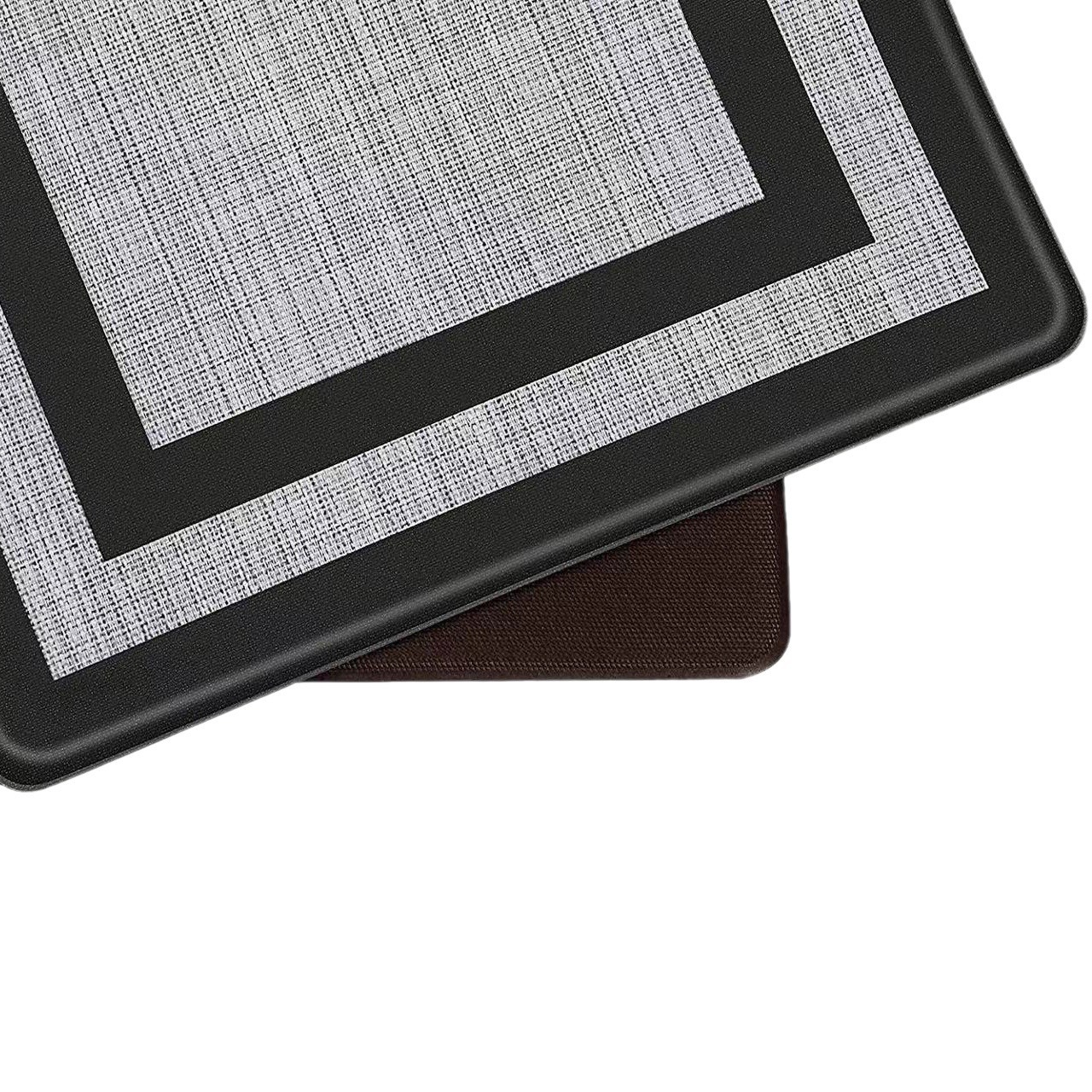 Nuevo estilo nórdico sala de estar puerta de entrada alfombra de alta calidad impresión retro alfombra de cuero antideslizante cocina fríable