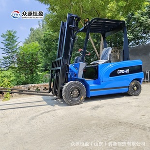 2.5-Ton Loading and Unloading Stacker Ride-On Electric Forklift Counterbalance Zy Four-Wheel Hydraulic Forklift