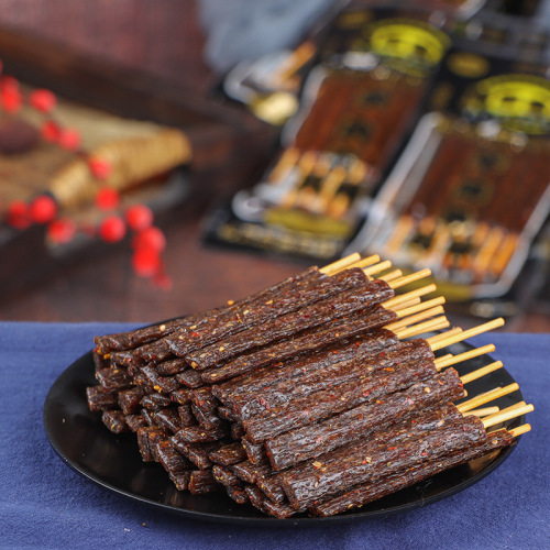 Olesu Lamb Kebabs Spicy Strips Spicy Chips Soy Products Vegetarian 8090 Nostalgic Snacks 50 Bags/ Medium Pack