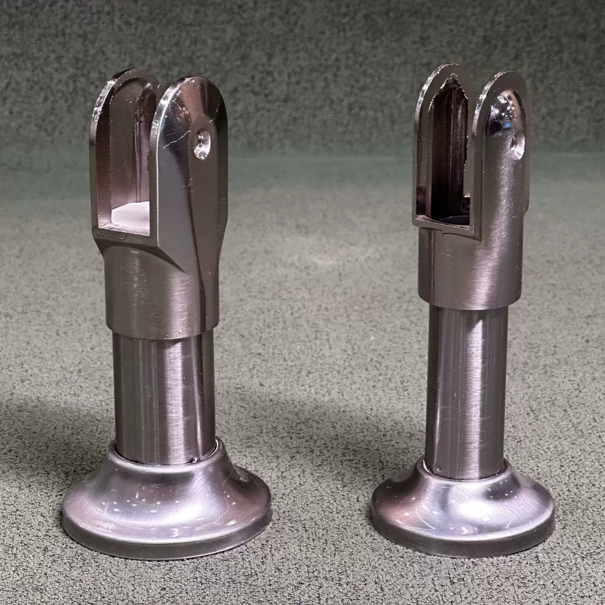 卫生间隔断不锈钢支撑脚配件公共厕所厚金属支脚支架干湿分离304