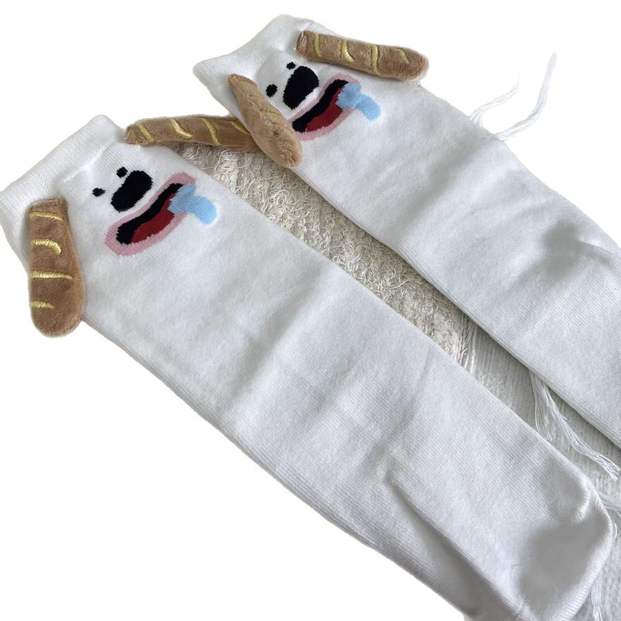 Breathable cartoon non-slip children's cotton summer thin knee socks for boys, absorbs sweat and smell, mid-length 5