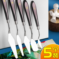 学生の美術のスクレーパーの卸売りの油絵のナイフの卸売りのトナーの刀の水の粉の顔料のスクレーパーの油絵のスクレーパーのステンレスのスクレーパー