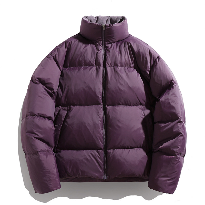 Se pueden abrir 90 chaqueta de plumón para hombre, mismo estilo, pareja de invierno, chaqueta de plumón de pato blanca cálida y gruesa holgada q