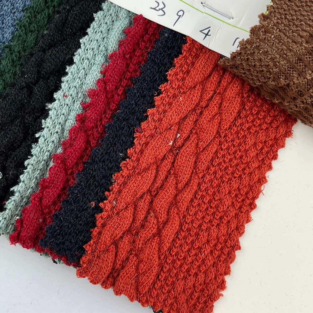 Woolen knitted sweater with pigtail, cloth, decorations, (Physicals)