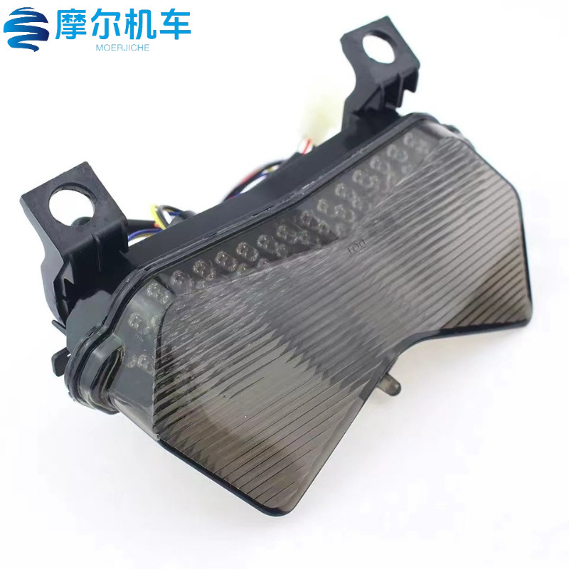 KAWASAKI 636 ZX6R 2003-04 LED luz de freno modificada luz trasera con función de señal de giro