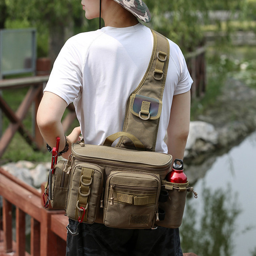 Lure Bag New Multifunctional Fishing Bag Travel Outdoor Sports Single Shoulder Crossbody Lure Waist Bag Men's Factory