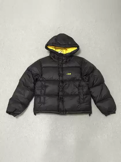Corteiz DRILL Style Hip Hop Short Down Jacket Winter Trendy Alcatraz Embroidered Letter Down Jacket