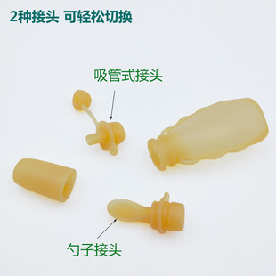 Silicone Baby Portable Bottle Storage Fresh-keeping Milk Storage Bag Baby Food Bag Milk Storage Bag Food Fresh-keeping