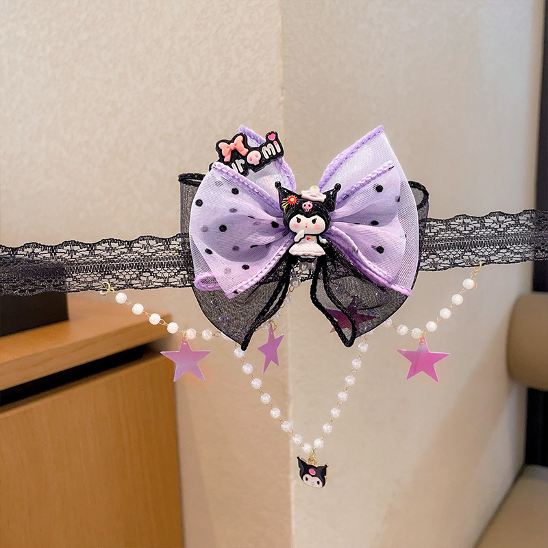 Juego de Joyas y Accesorios de Vestir para Niñas de Material Mixto con Lazo y Borla image 8