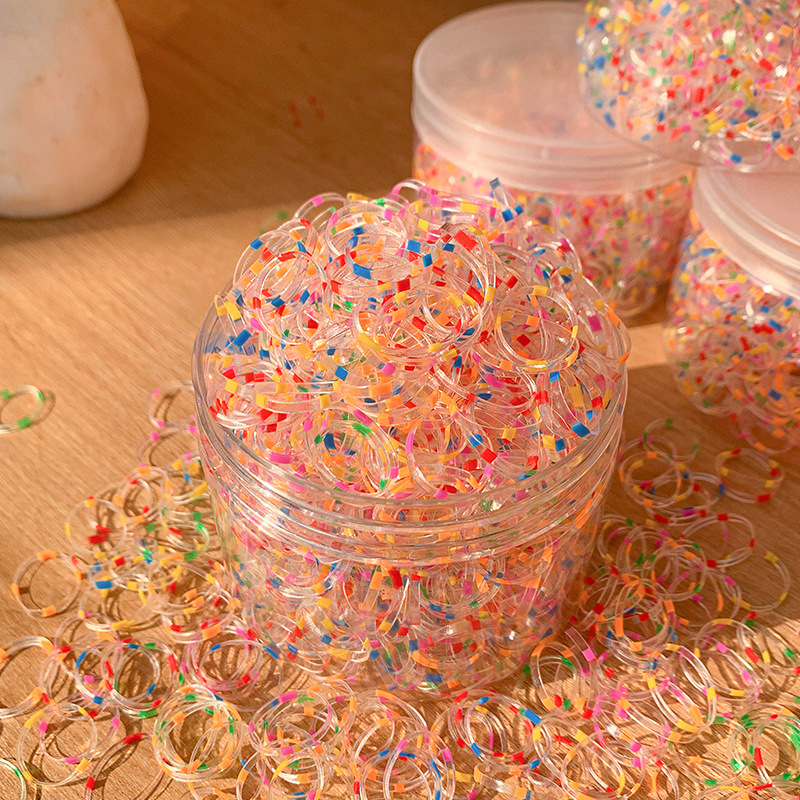 Banda de goma desechable para niños, el cabello del bebé no daña el cabello