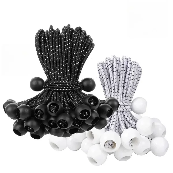 Outdoor Camping Tent Accessories Elastic Cord, Hiking and Camping Binding Strap, Trampoline Fixing Elastic Ball Rope