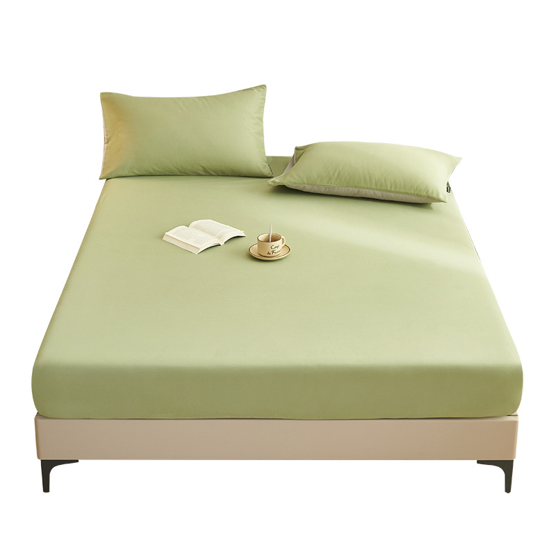 Nueva sábana de algodón puro pieza individual 100 funda de cama de algodón todo incluido funda de colchón funda de cama juego de tres piezas 2025 nuevo