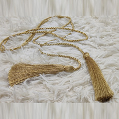 AB085 belt, the belt material is gold thread wrapped cotton, length 1.7m (including the tongue), weight 0.2kg