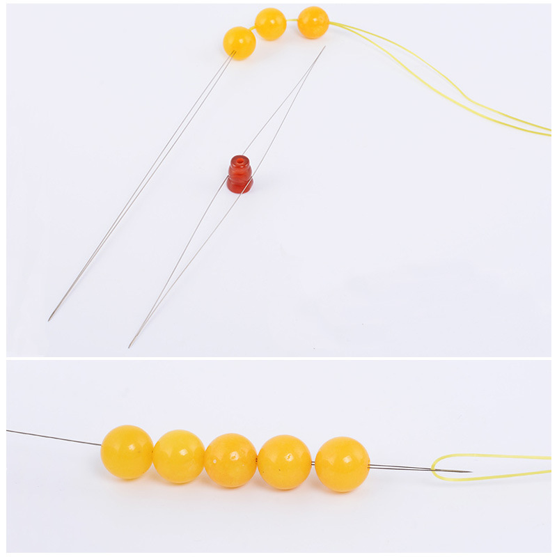 12g Weight Beading needle Home Textiles & Decor Type Beading needle Classification Metal Material Solid Color Pattern All Seasons Season Casual Style Casual Solid Color Metal Beading Needle 4