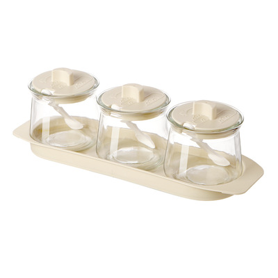 现货调味料瓶罐盐罐家用厨房专用调料盒密封收纳佐料分装组合套装