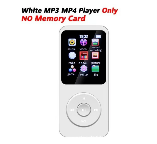 Portable Music Player MP3/MP4, Touchscreen with Bluetooth, Student-Friendly (2.4"/Memory Options)