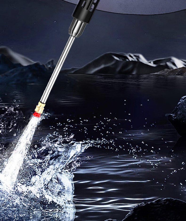 Car Wash Water Gun Household Yard Flushing Multi-Functional Stainless Steel Car Wash Gun High-Pressure Water Gun High-Pressure Car Wash Water Pipe
