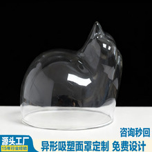 吸塑包装透明吸塑罩防护罩PET塑料盒异形塑料泡壳娃娃头模型定制