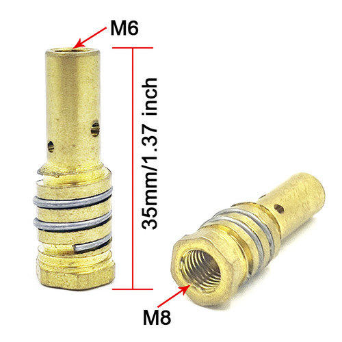 Cross-border 14AK protective nozzle secondary protection welding gun accessories protective cover 14AK conductive nozzle protective nozzle conductive nozzle 14PCS
