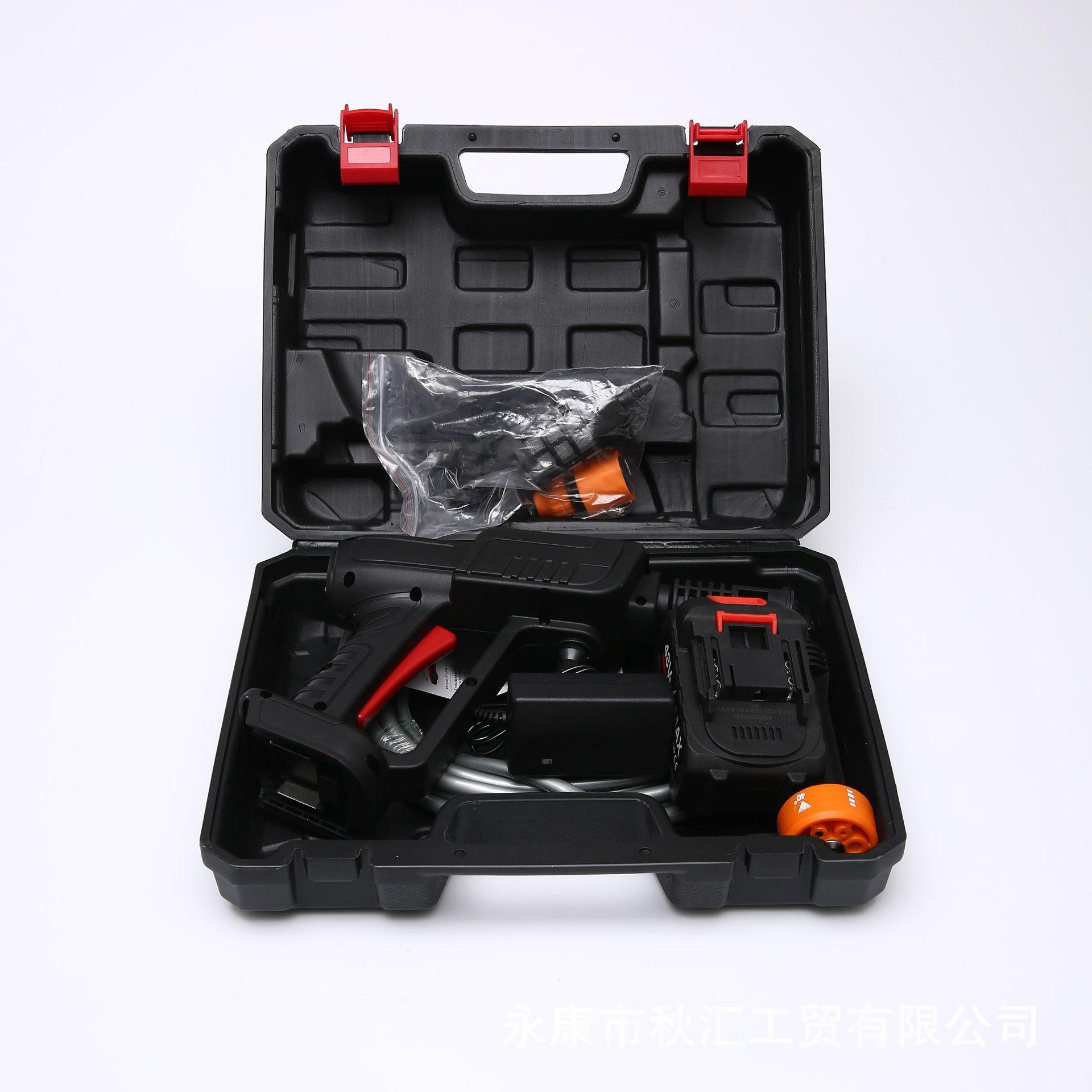 Factory direct supply, dropshipping, and OEM processing of overseas lithium battery-powered cordless high-pressure cleaning guns and watering machines