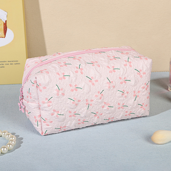 capacious cosmetic bag