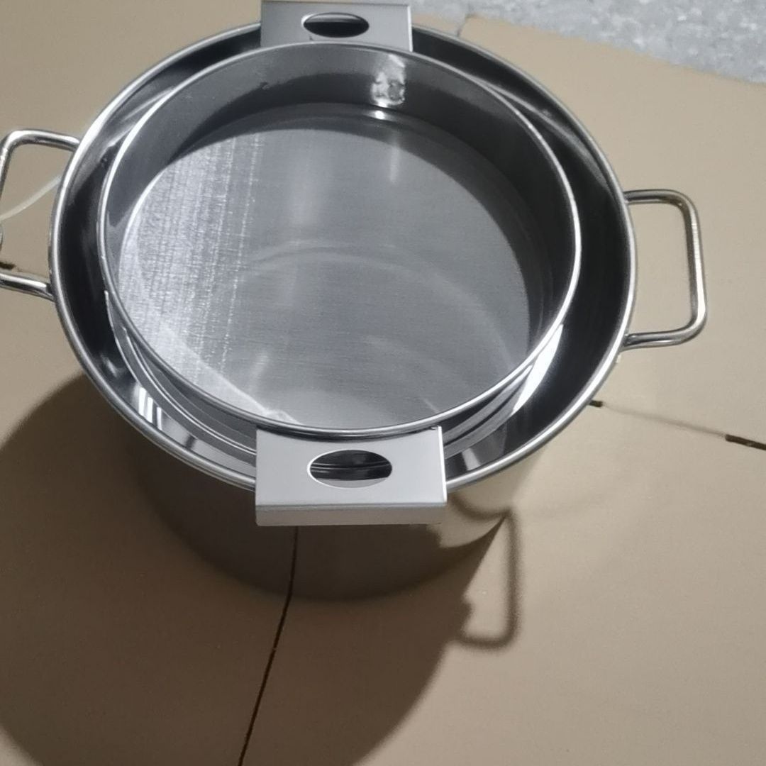 超密加大超密过滤蜂蜜香油药渣沫渣加密细密锅具商用双耳