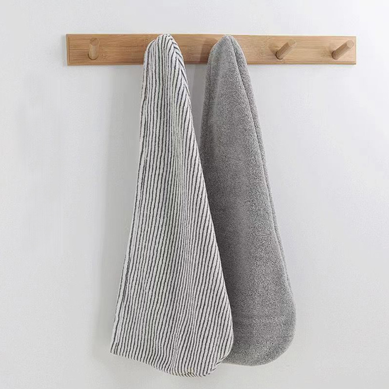 Bamboo Charcoal Fiber Quick-Dry Hat Hair Cover Absorbent Thick Dry Towel Shower Cap Wholesale