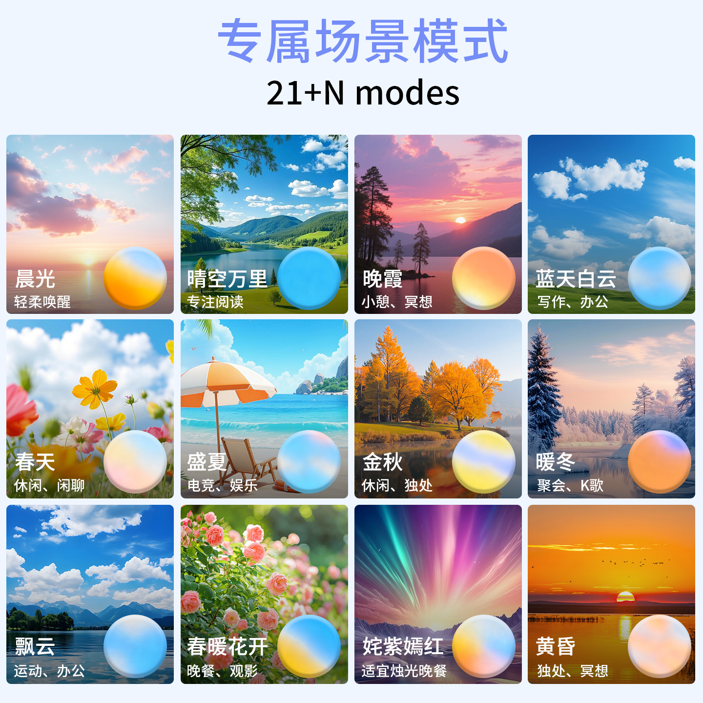 2025 nuevo espectro completo de color pálido multicolor LED cielo sala de estar lámpara de techo dormitorio cielo claro lámpara de luz Zhongshan