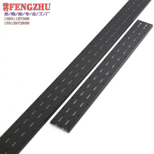 Black 1.87 m wire rack side column aluminum alloy wire fixture cabinet fixed guide plate network wire fixed track