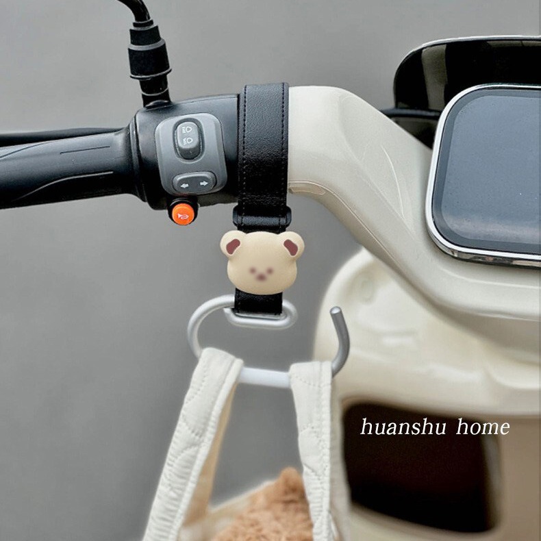 Cross-border hot selling stroller hook leather stroller Hook stroller universal accessories large aluminum alloy bag hook