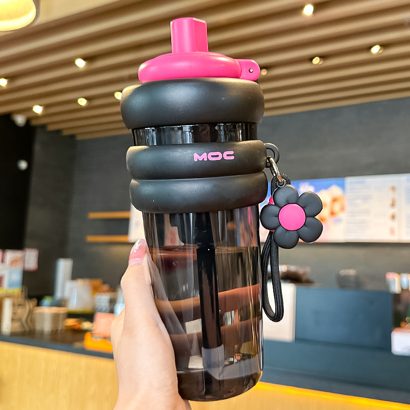 (★Separación de té ● tritan maternoinfantil★) Negro 820ml