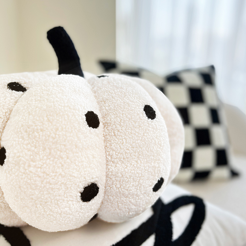 Cute Pumpkin Ins Style Scandinavian Living Room Sofa Pillow Accessible Luxury Bay Window Small Ornaments Cushion Cushion