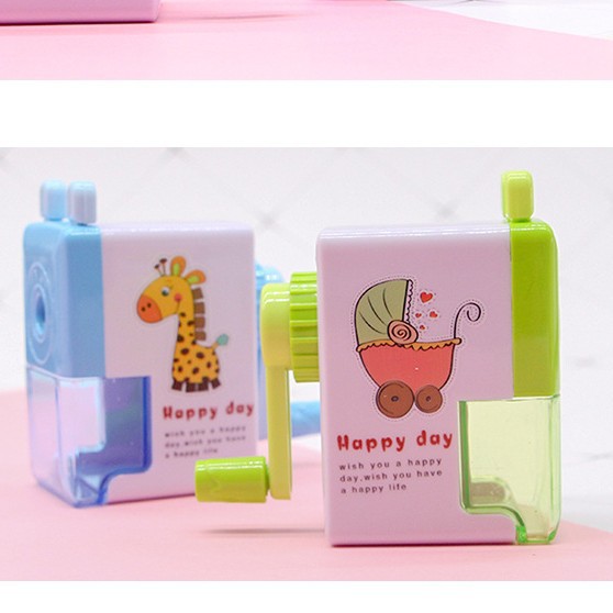 Chenxi papelería lindo sacapuntas estudiante mano lápiz sacapuntas mano sacapuntas Día de Año Nuevo regalo de Navidad