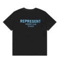 Black Blue Letters