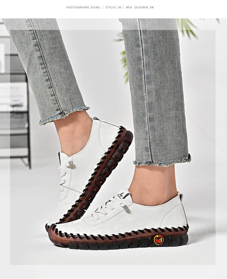 Giày lười nữ đế mềm gân bò chống trượt, giày đơn mũi tròn gót vừa 3-5 cm — FC2501 Màu xanh lá cây, FC2501 Màu xám, FC2501 Màu đen, FC2501 màu hồng chi tiết 35