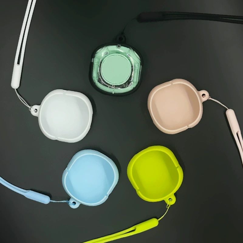 Наушники, силиконовый защитный чехол с ремешком, с LED-дисплеем, Bluetooth, защита от падений