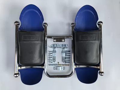 Knight Car 125 Men's Motorcycle Motorcycle bumper - white-iron-blue-windshield-without-cover