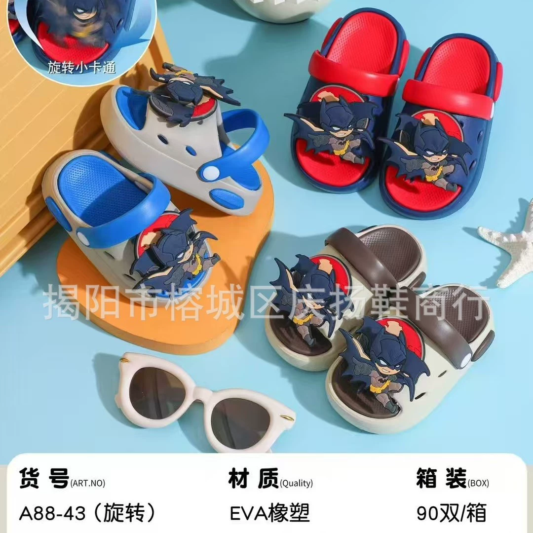 Children's summer non-slip deodorized slippers, beach sandals for boys to go out