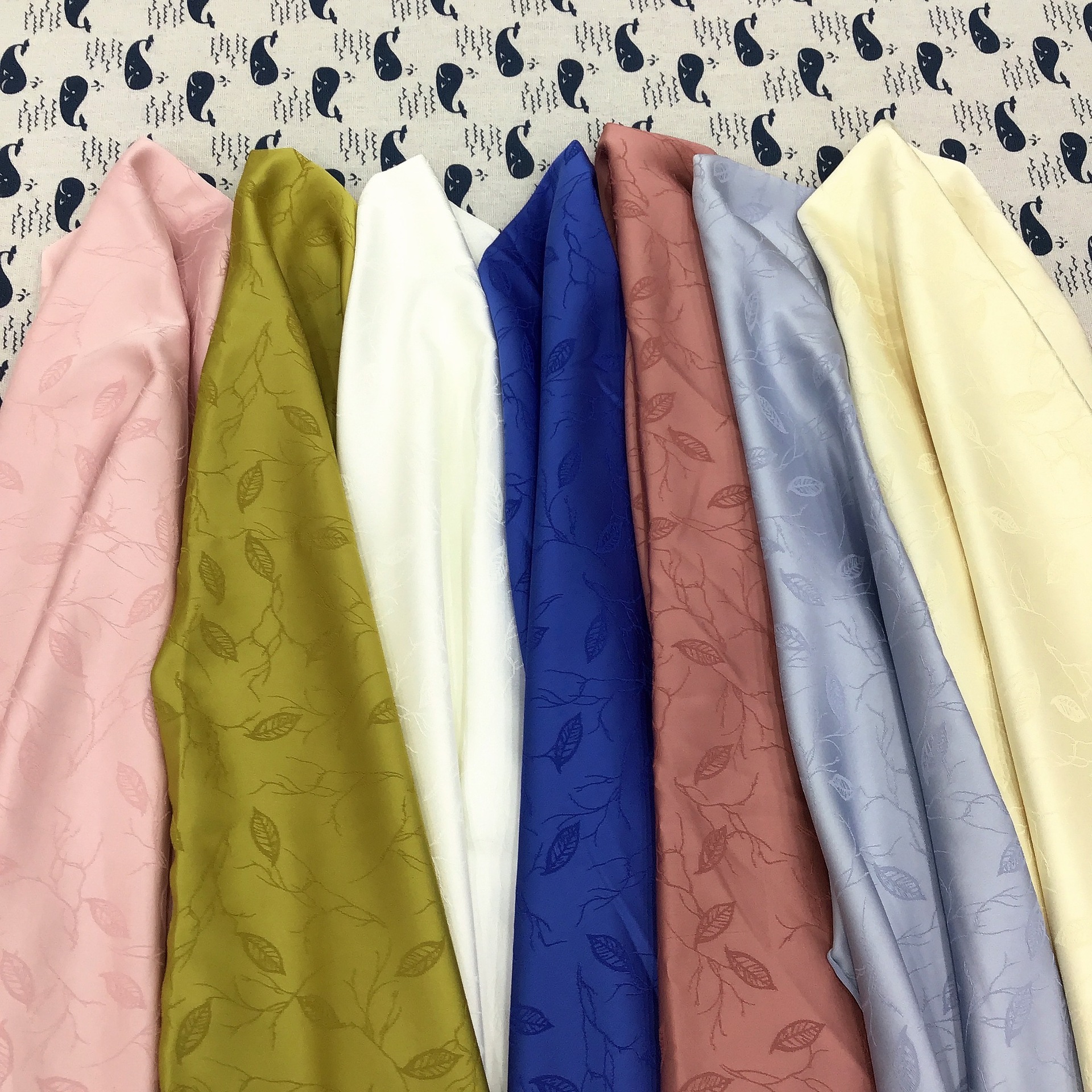 高端暗纹提花布垂感十足女装西装套装连衣裙衬衫改良旗袍汉服面料