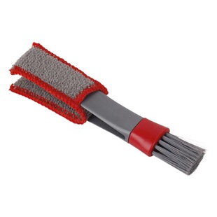 Car air conditioning air outlet brush car instrument panel dust brush soft brush double head interior cleaning supplies tools