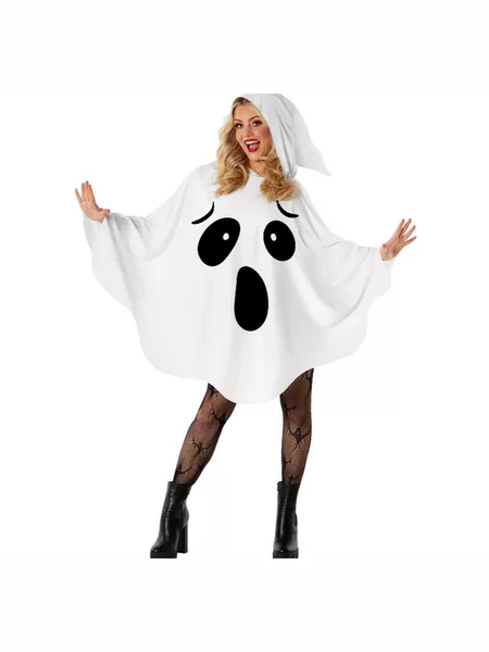 European and American Party Party Character Female Ghost Witch Cosplay Elf White Bat Suit Halloween Costume