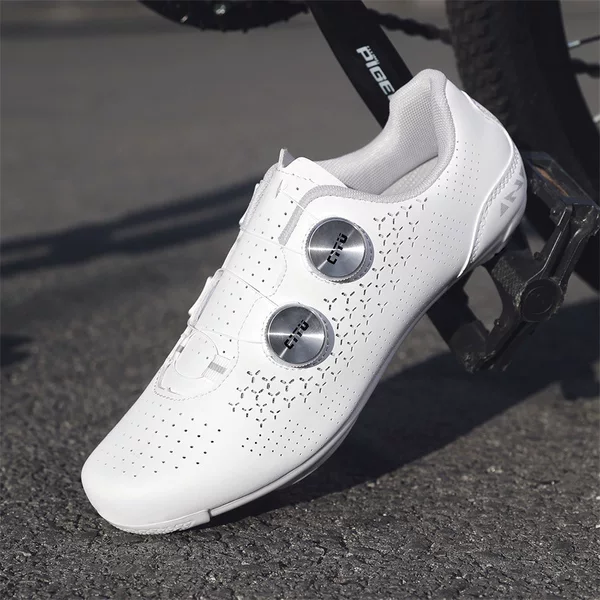2026 New Model Road Bike Lock Shoe Set, Summer Breathable Lockless Cycling Shoes, Aluminum Alloy Rotating Buckle Mountain Bike Shoes