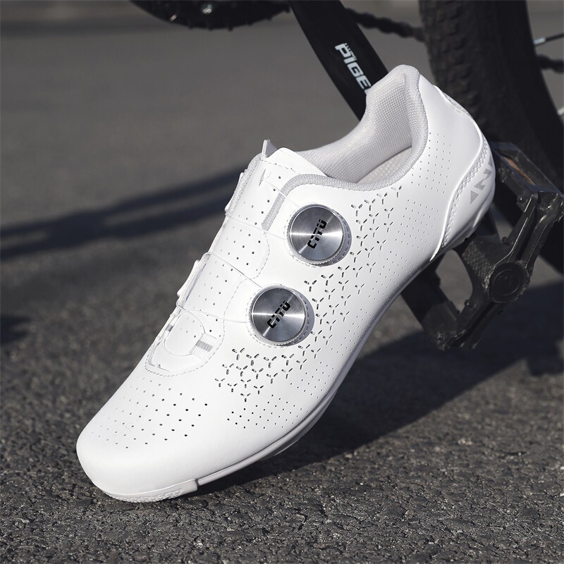 2026 New Model Road Bike Lock Shoe Set, Summer Breathable Lockless Cycling Shoes, Aluminum Alloy Rotating Buckle Mountain Bike Shoes