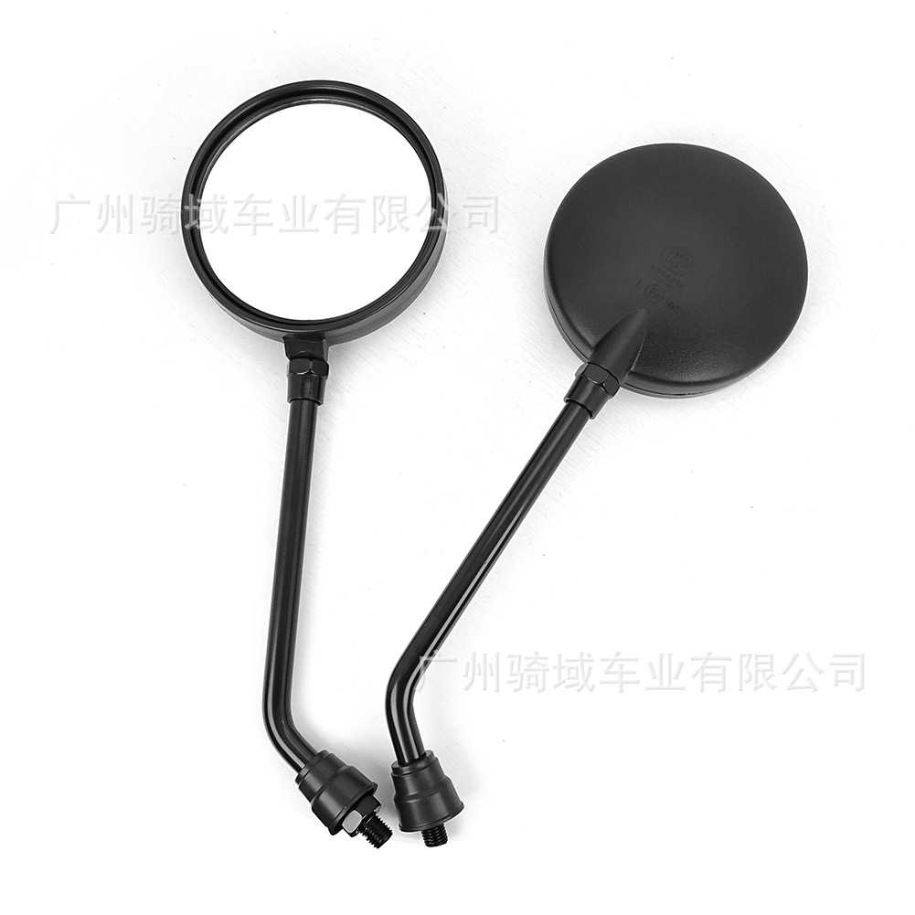 Round retro wide-angle rearview mirror for electric vehicles and motorcycles, modified long-rod reflector rearview mirror
