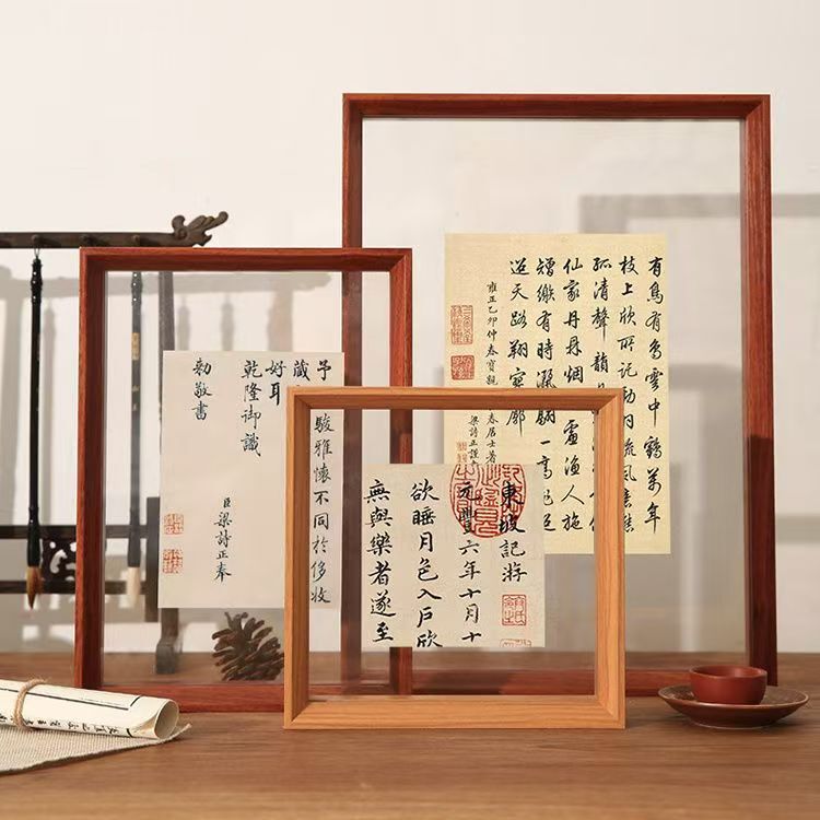 Double-sided Transparent Acrylic Photo Frame Table 6-inch 7-inch 8-inch Specimen Display Frame Mounted a4 Photo Frame Wall Hanging