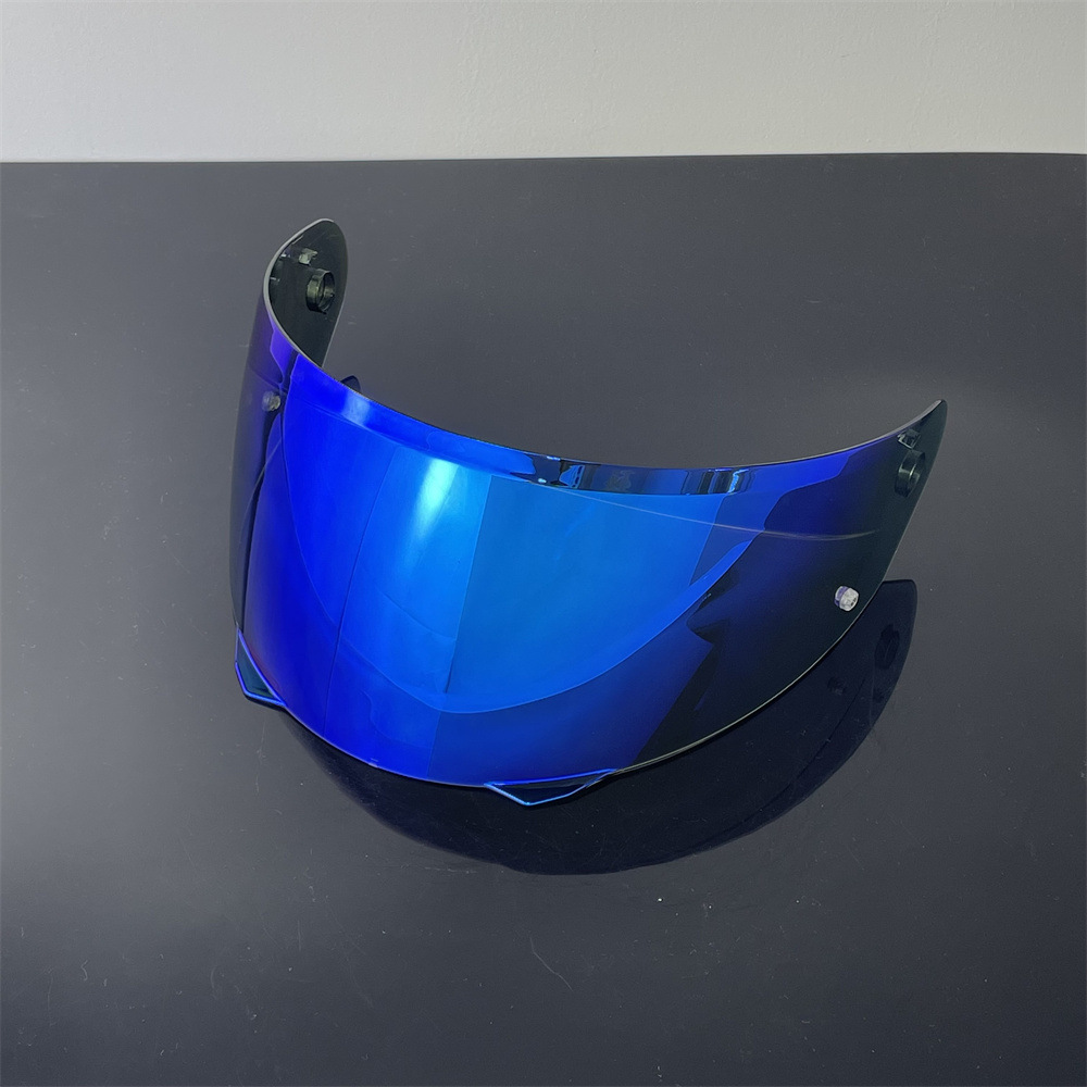 HJ-33 i90 lens day and night dual-use colorful sunscreen HD motorcycle helmet mirror UV protection one piece